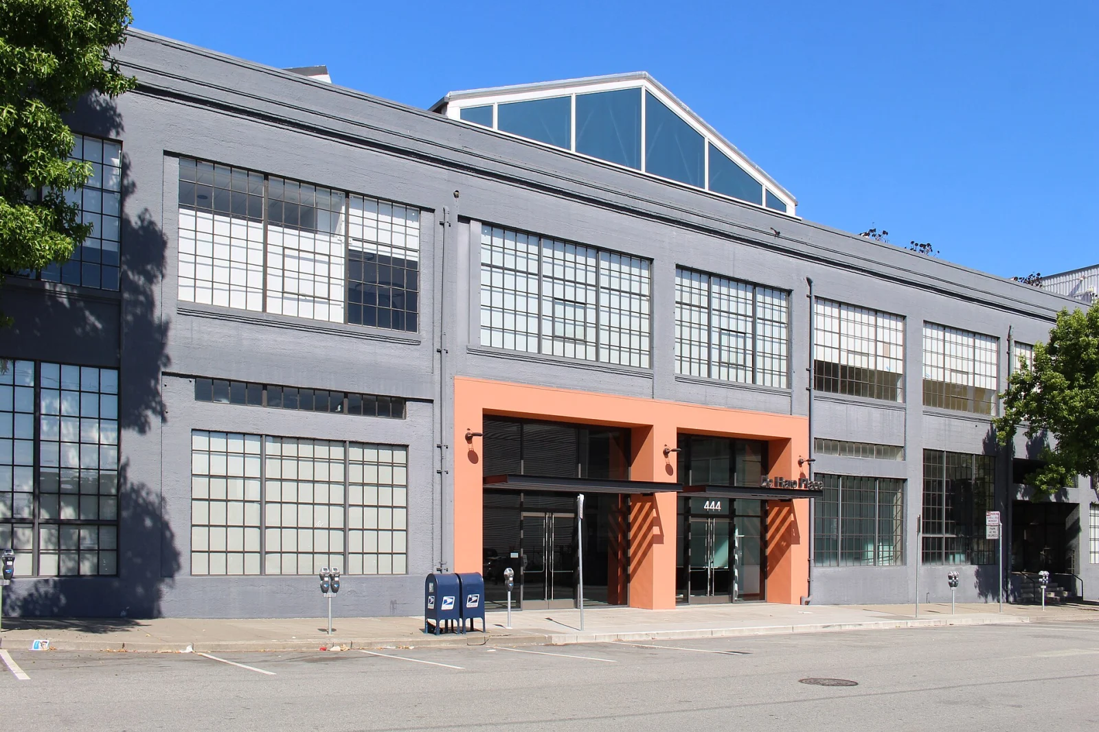 Exterior of the office building at 444 De Haro Street in San Francisco